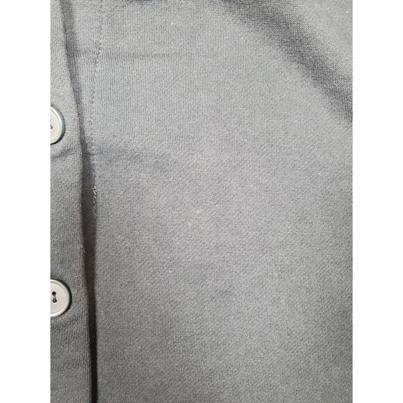 Women's Speculation Small Green Fall Leaf Embroidered Button Up Sweatshirt - Picture 7 of 8